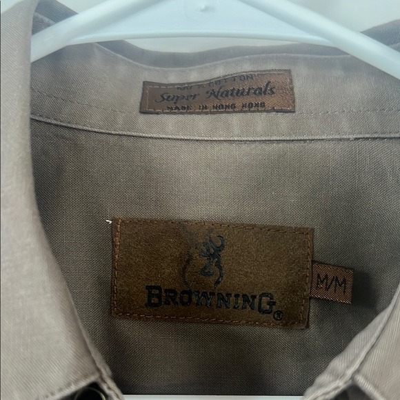 Browning Brown Lightweight Shirt Jacket - Picture 2 of 8